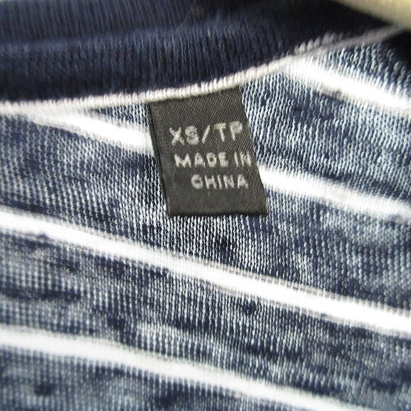 ATM Navy Stripe Tank Top Size XS - Picture 6 of 6